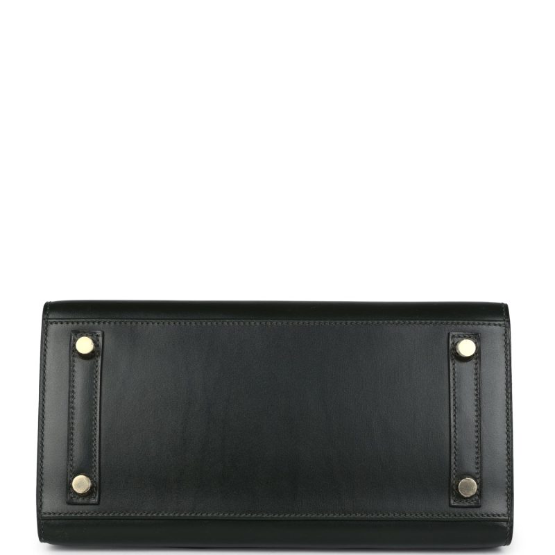 Hermes Birkin Sellier 25 Vert Fonce Box Gold Hardware - Image 5