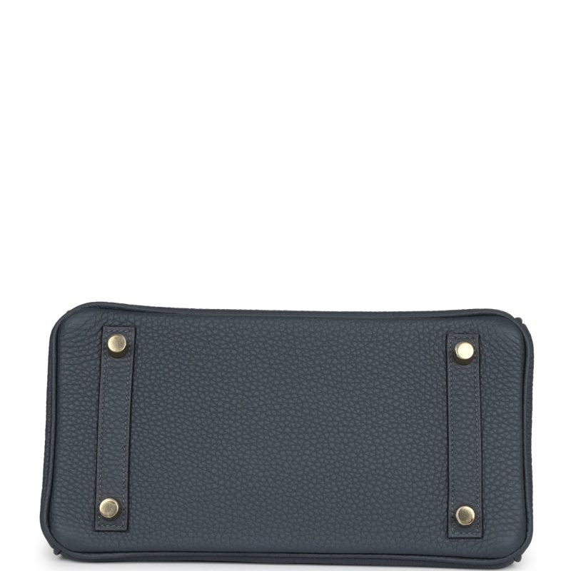 Hermes Birkin 25 Gris Misty Togo Permabrass Hardware - Image 5