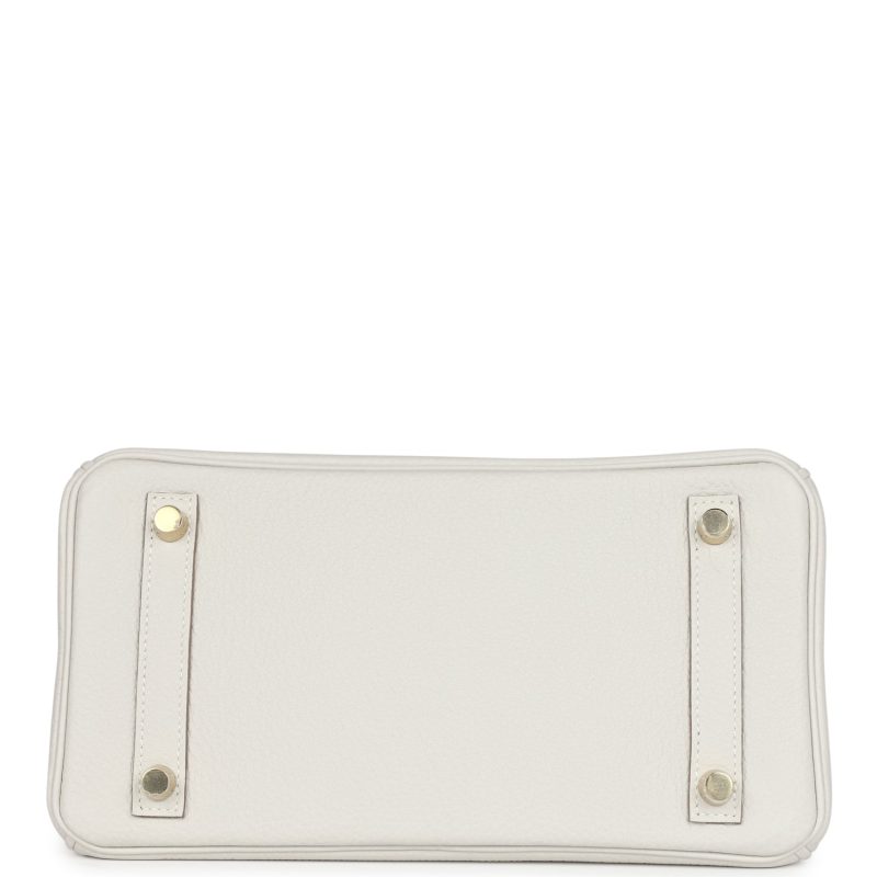 Hermes Birkin 25 Gris Pale Togo Gold Hardware - Image 5