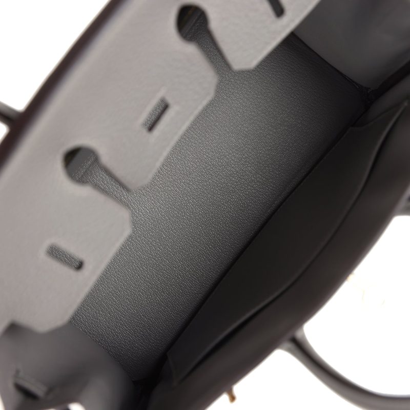 Hermes Birkin 25 Gris Meyer Togo Permabrass Hardware - Image 7