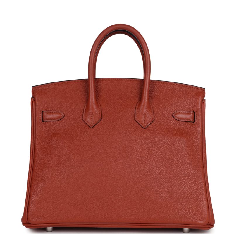 Hermes Birkin 25 Cuirve Verso Taurillon Novillo Palladium Hardware - Image 4
