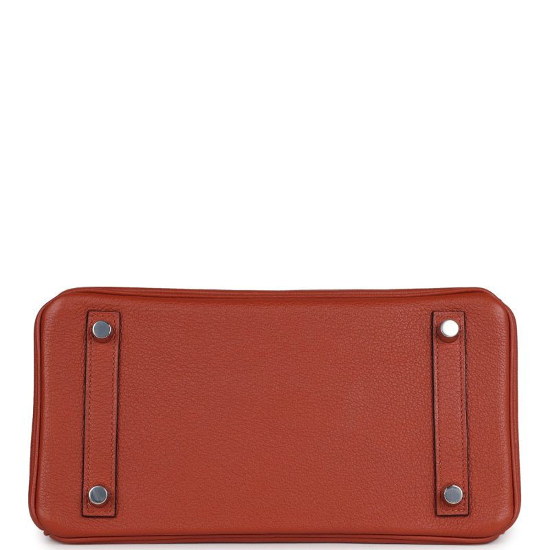 Hermes Birkin 25 Cuirve Verso Taurillon Novillo Palladium Hardware - Image 5