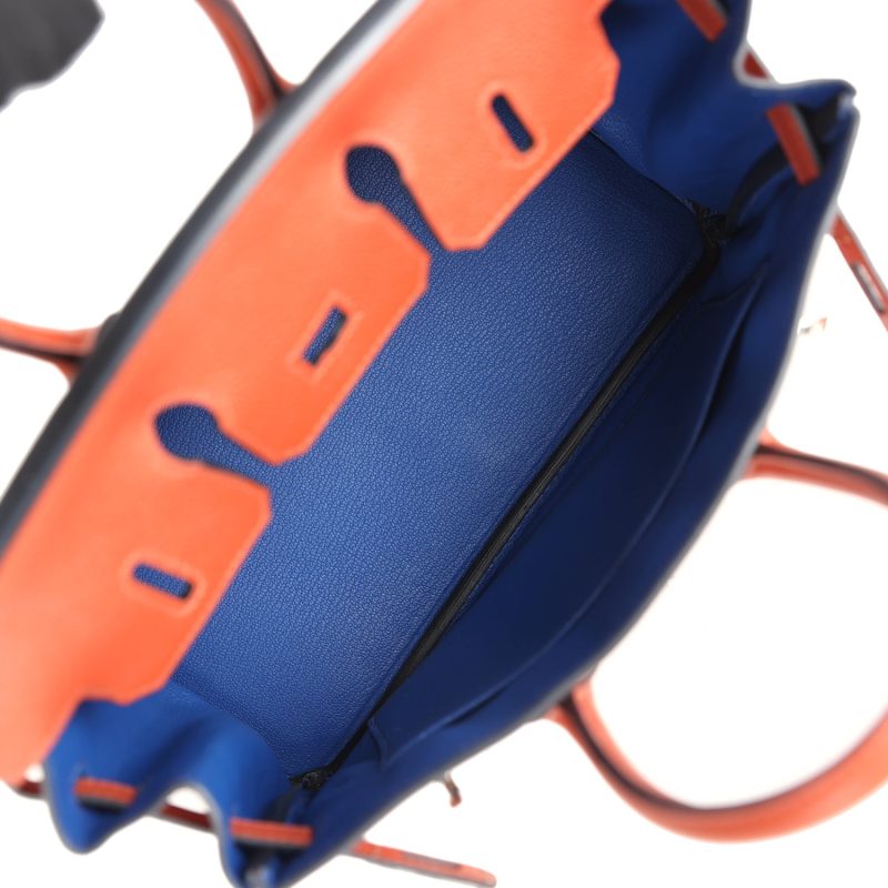 Hermes Birkin 25 Cuirve Verso Taurillon Novillo Palladium Hardware - Image 7