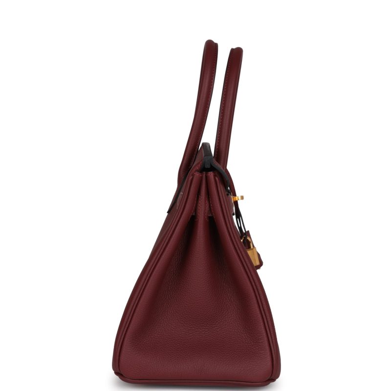 Hermes Birkin 30 Rouge H Togo Gold Hardware - Image 3