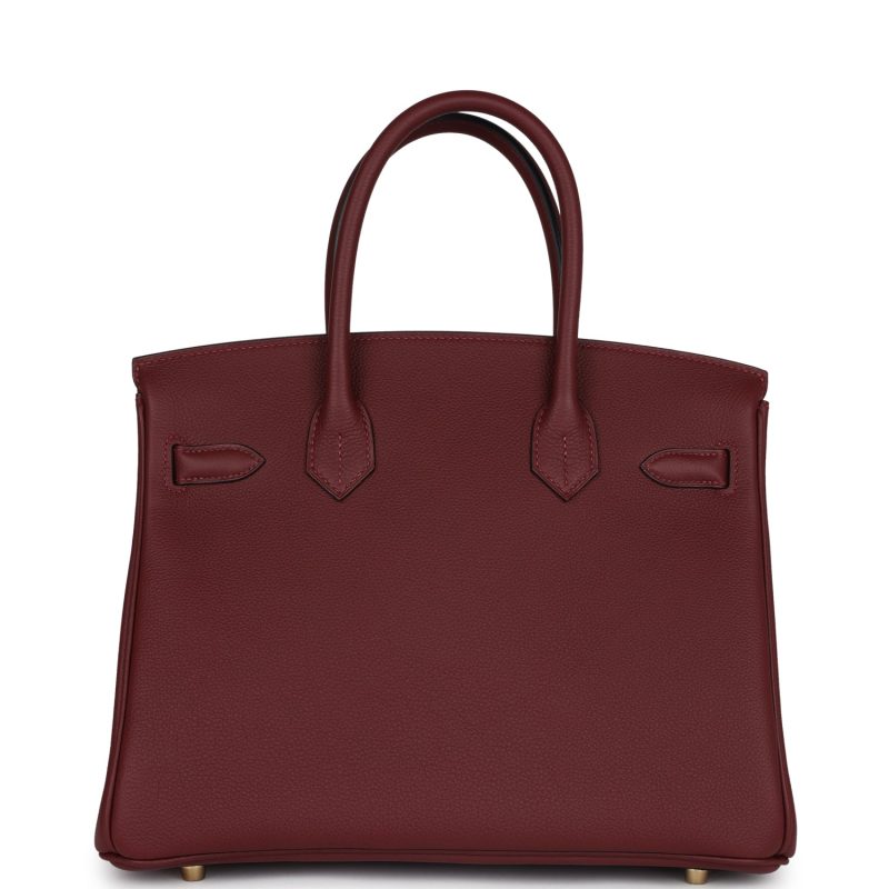 Hermes Birkin 30 Rouge H Togo Gold Hardware - Image 4