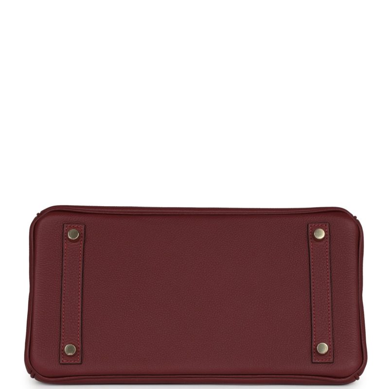 Hermes Birkin 30 Rouge H Togo Gold Hardware - Image 5