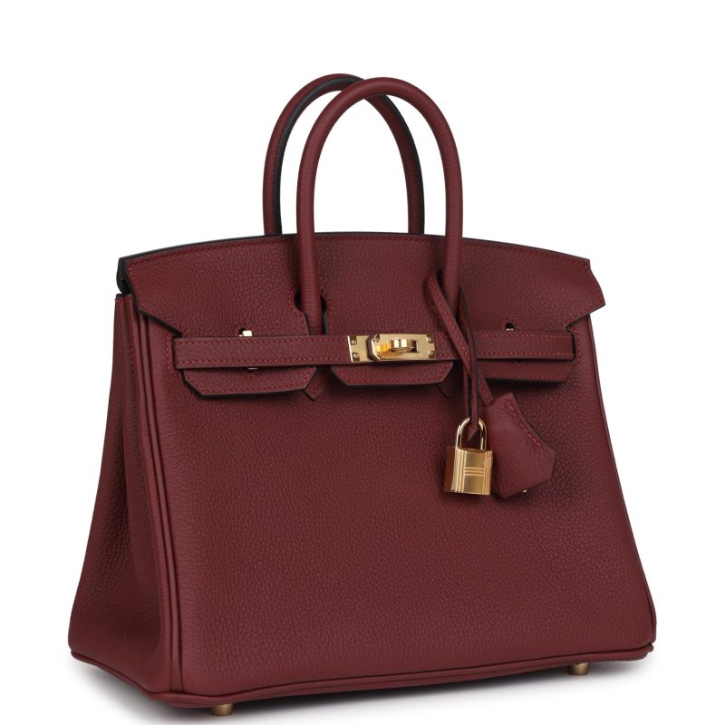Hermes Birkin 25 Rouge H Togo Gold Hardware - Image 2