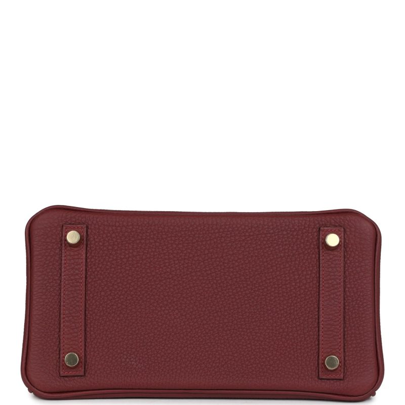 Hermes Birkin 25 Rouge H Togo Gold Hardware - Image 5
