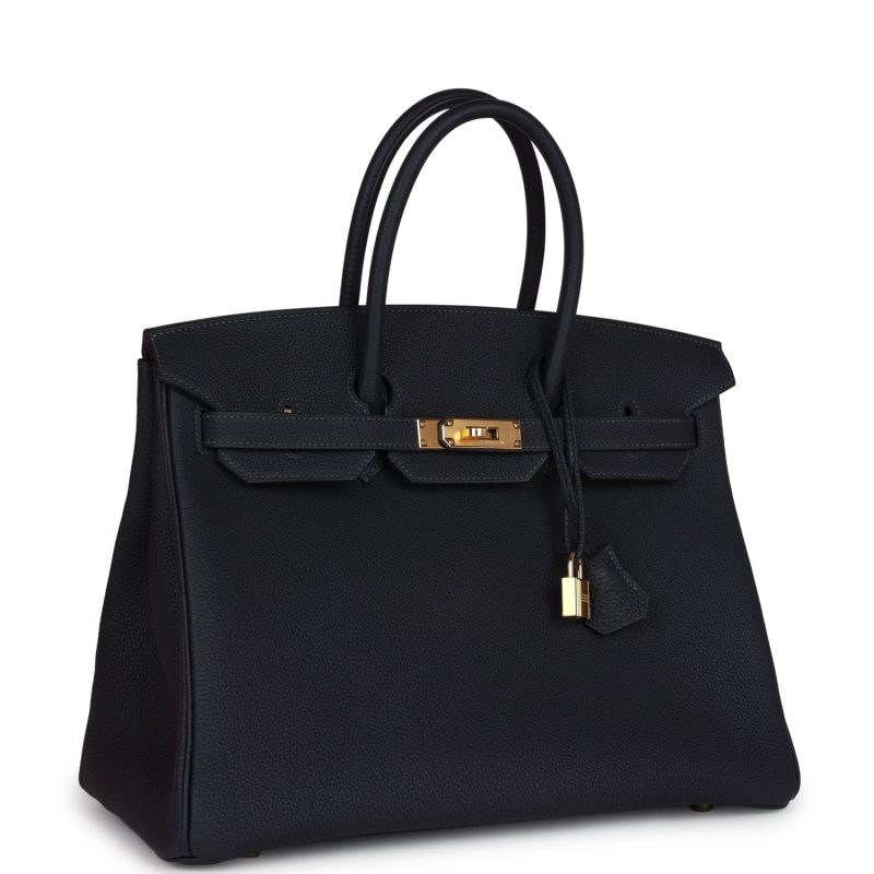 Hermes Birkin 35 Caban Togo Gold Hardware - Image 2