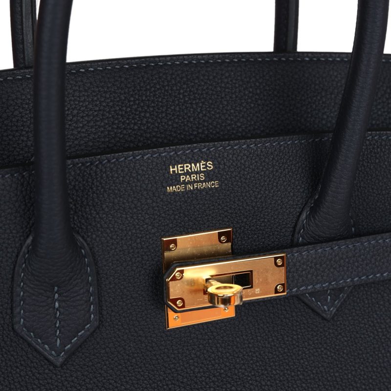 Hermes Birkin 35 Caban Togo Gold Hardware - Image 6