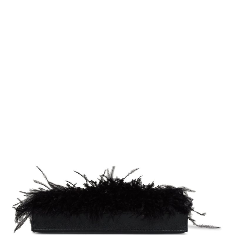 Hermes Kelly Elan Foile Chevre Chamkila and Ostrich Feather Palladium Hardware - Image 5