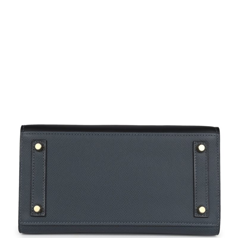 Hermes Night Sac Faubourg Birkin 20 Gris Misty Matte Alligator Permabrass Hardware - Image 5