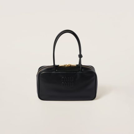 Beau leather top-handle bag
