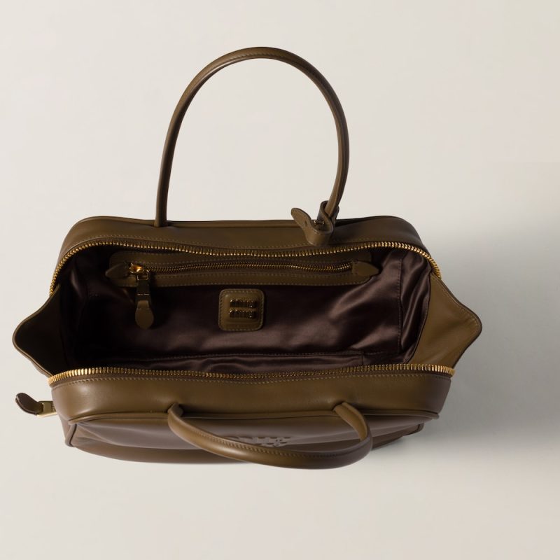 Beau leather top-handle bag - Image 5