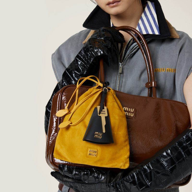 Beau naplak patent leather bag - Image 4