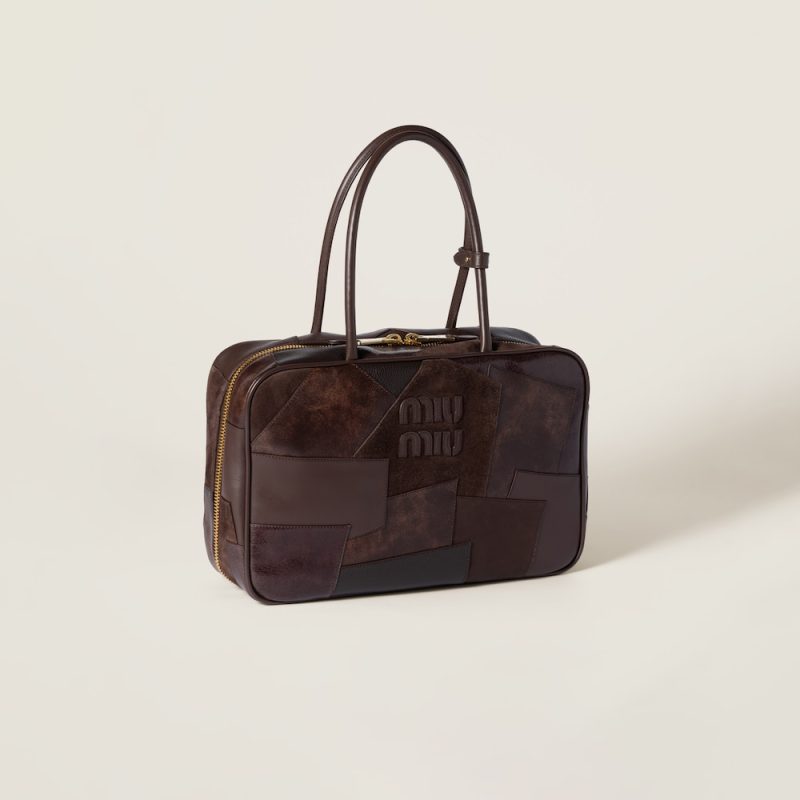 Leather patchwork Beau bag - Image 2