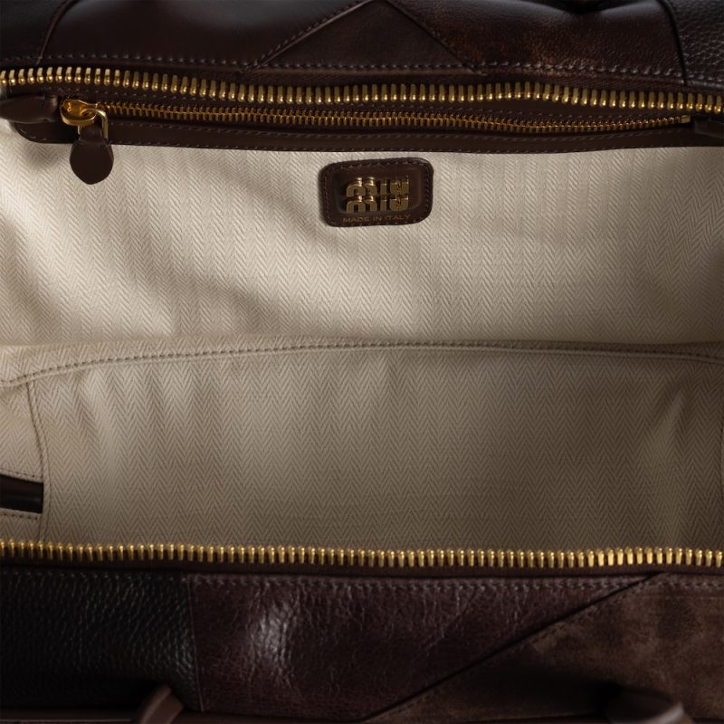 Leather patchwork Beau bag - Image 4