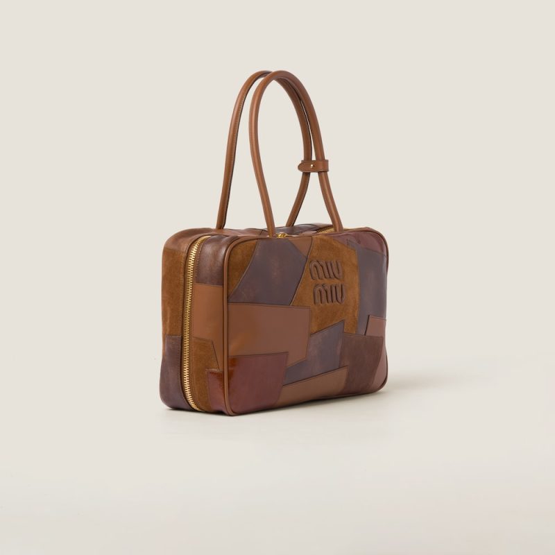 Leather patchwork Beau bag - Image 2