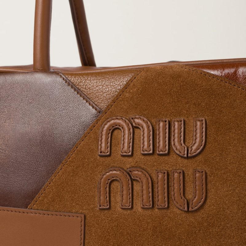 Leather patchwork Beau bag - Image 5