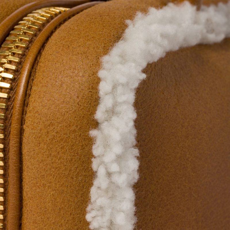 Beau shearling top-handle bag - Image 6