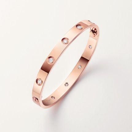LOVE bracelet, classic model,10 diamonds