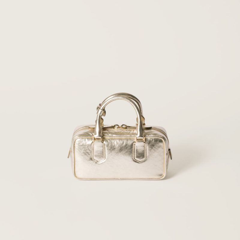 Arcadie laminated nappa leather bag - Image 3