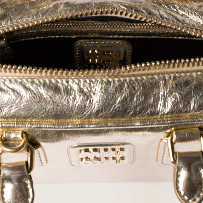 Arcadie laminated nappa leather bag - Image 4