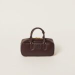 Large Arcadie leather bag