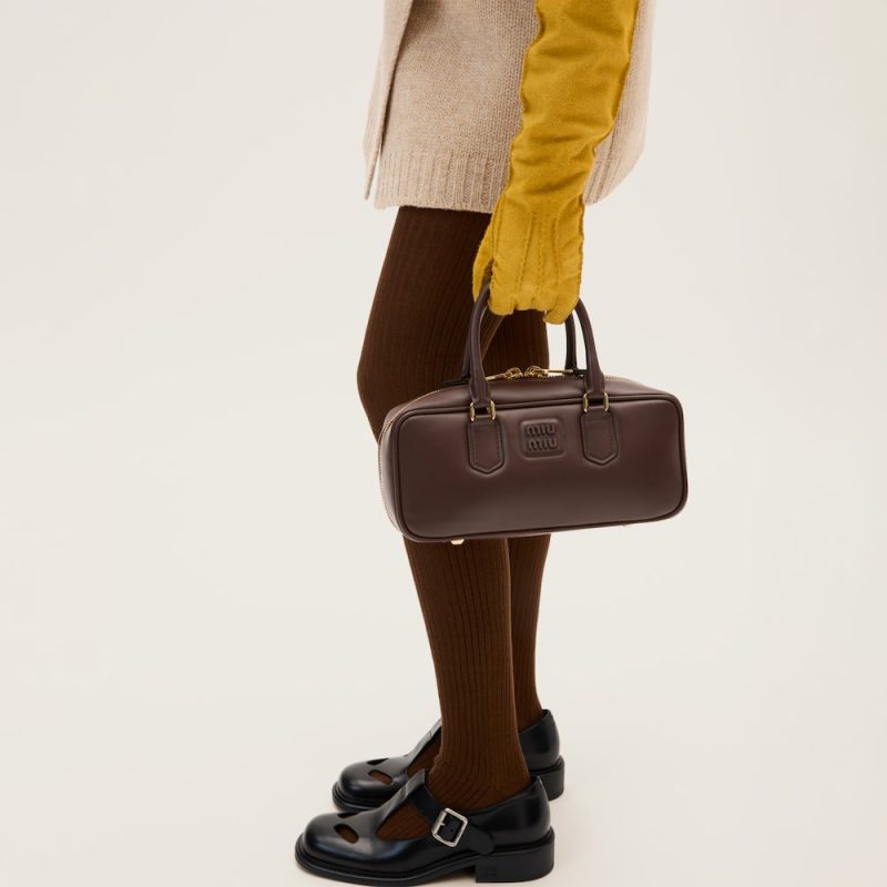 Large Arcadie leather bag - Image 5