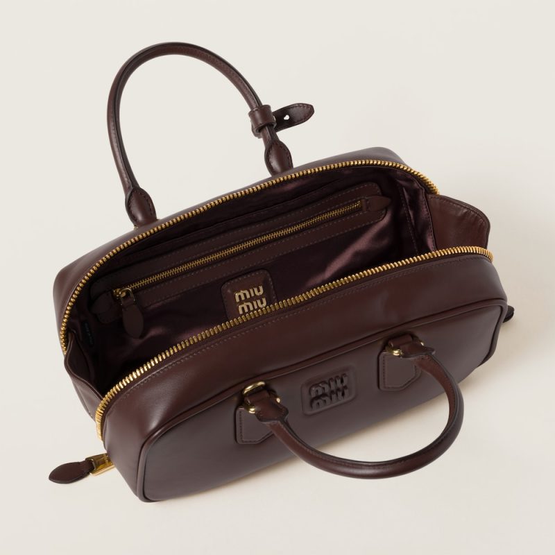 Large Arcadie leather bag - Image 6