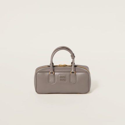 Large Arcadie leather bag