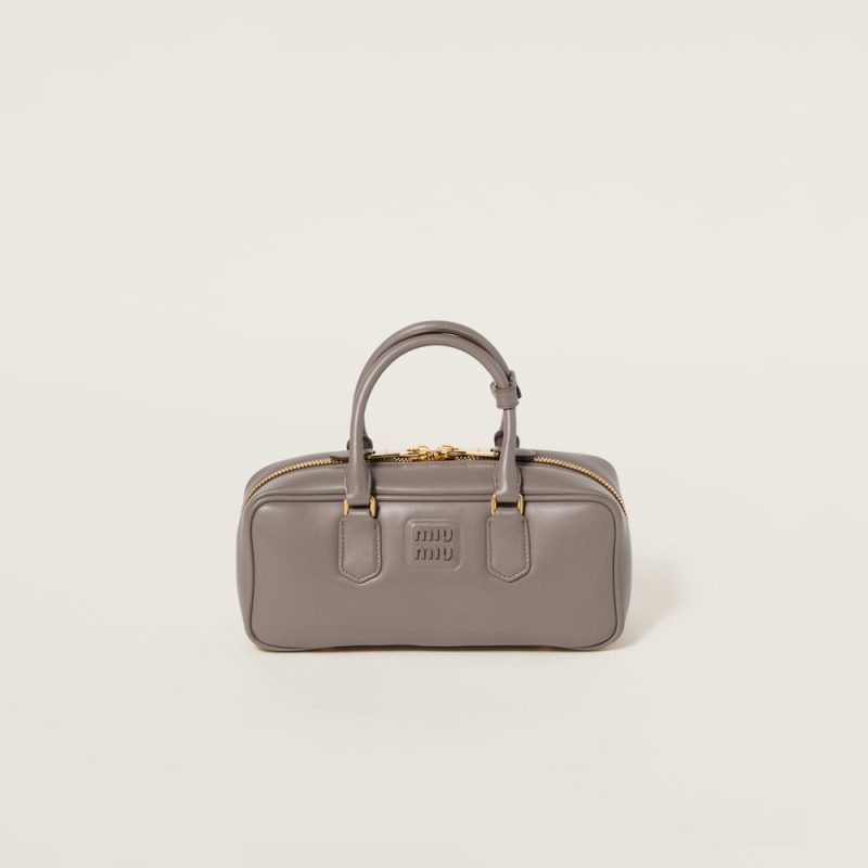 Large Arcadie leather bag