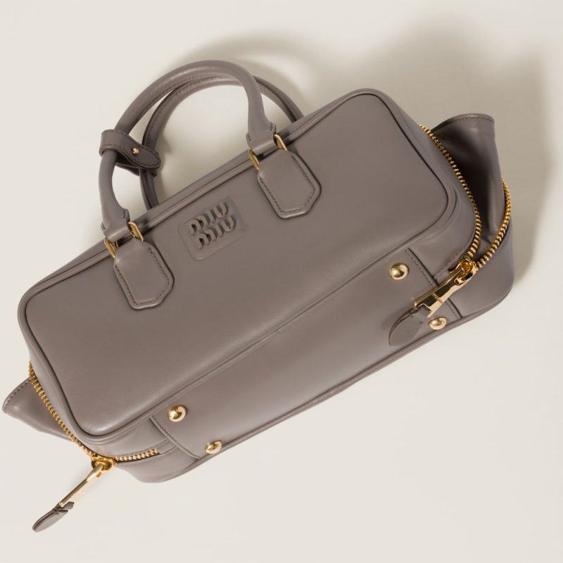 Large Arcadie leather bag - Image 5