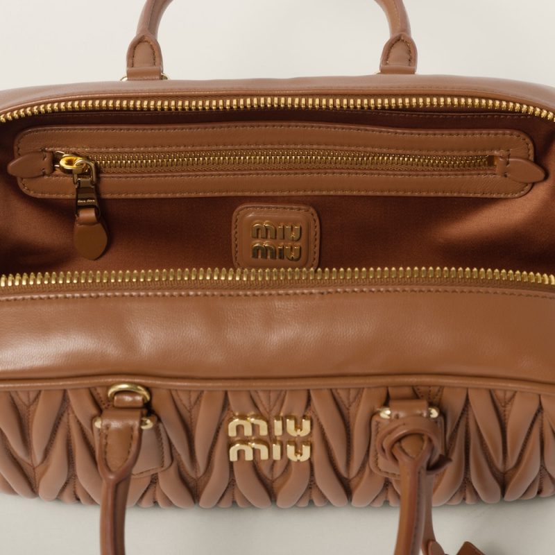 Large Arcadie matelassé nappa leather bag - Image 4