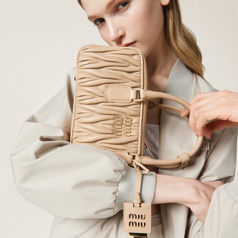 Large Arcadie matelassé nappa leather bag - Image 2