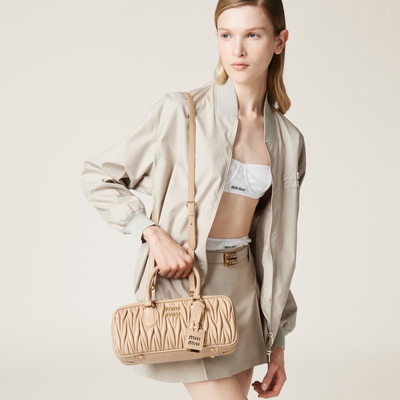 Large Arcadie matelassé nappa leather bag - Image 5