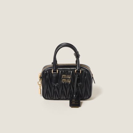 Small Arcadie matelassé nappa leather bag