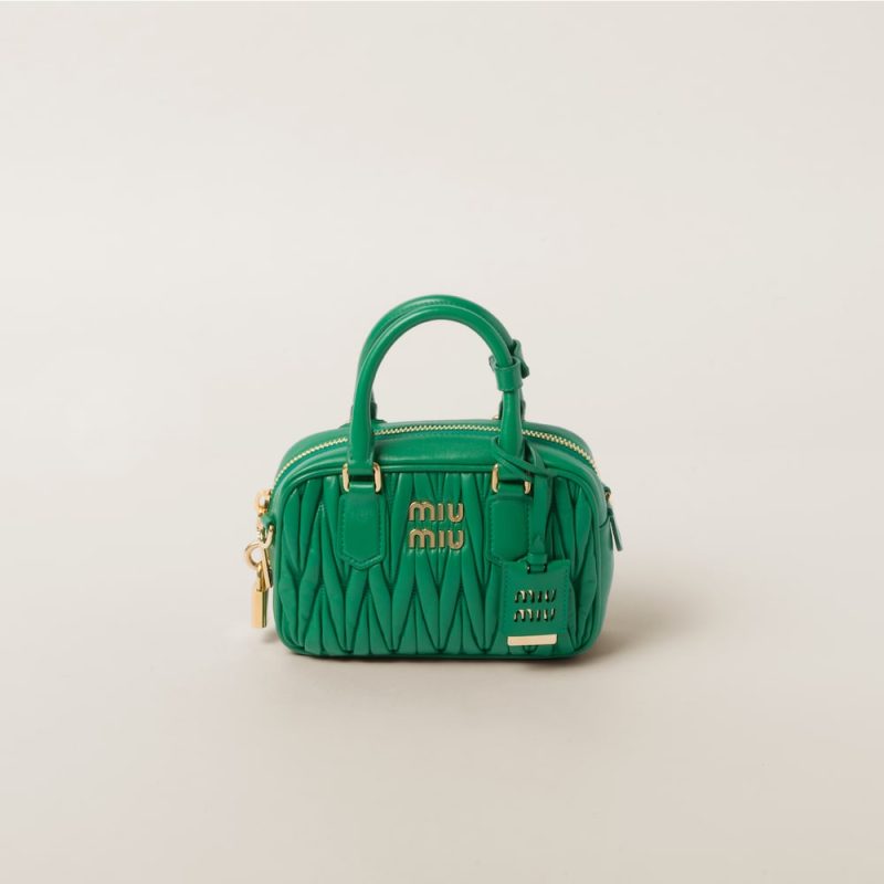 Small Arcadie matelassé nappa leather bag