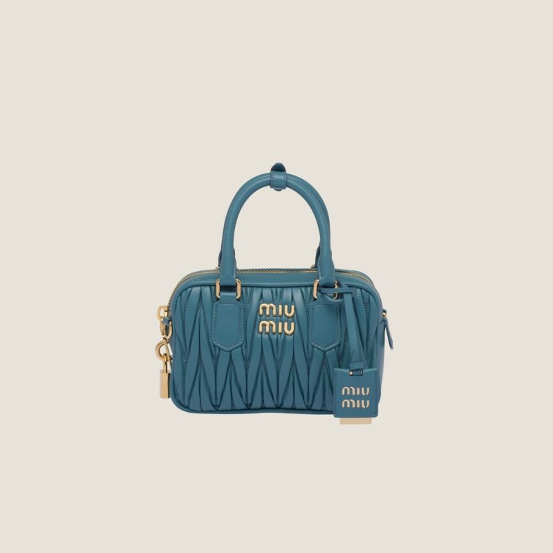 Small Arcadie matelassé nappa leather bag