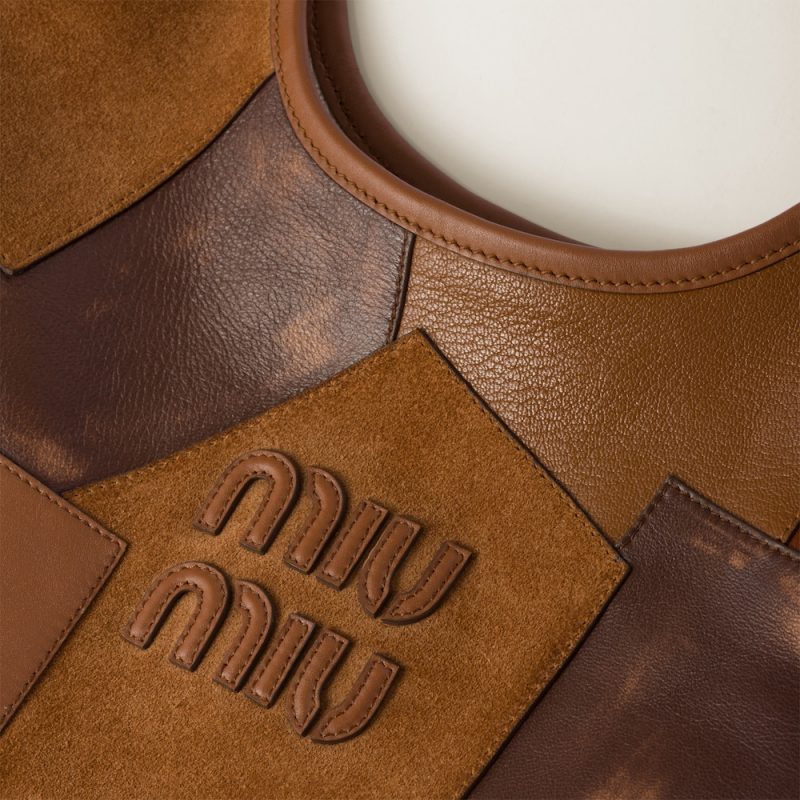 IVY leather patchwork bag - Image 6