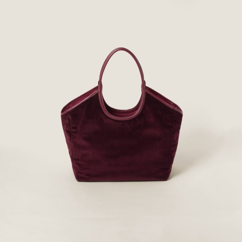 IVY corduroy shopping bag - Image 3
