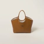 Leather tote bag