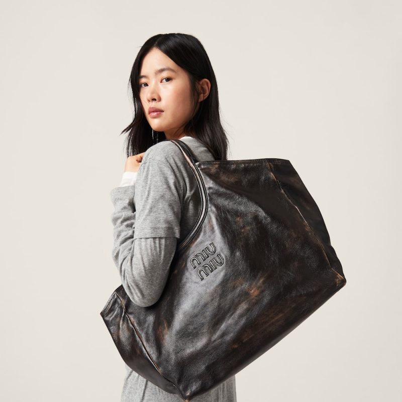 Leather tote bag - Image 5