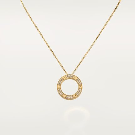 LOVE pendant, paved