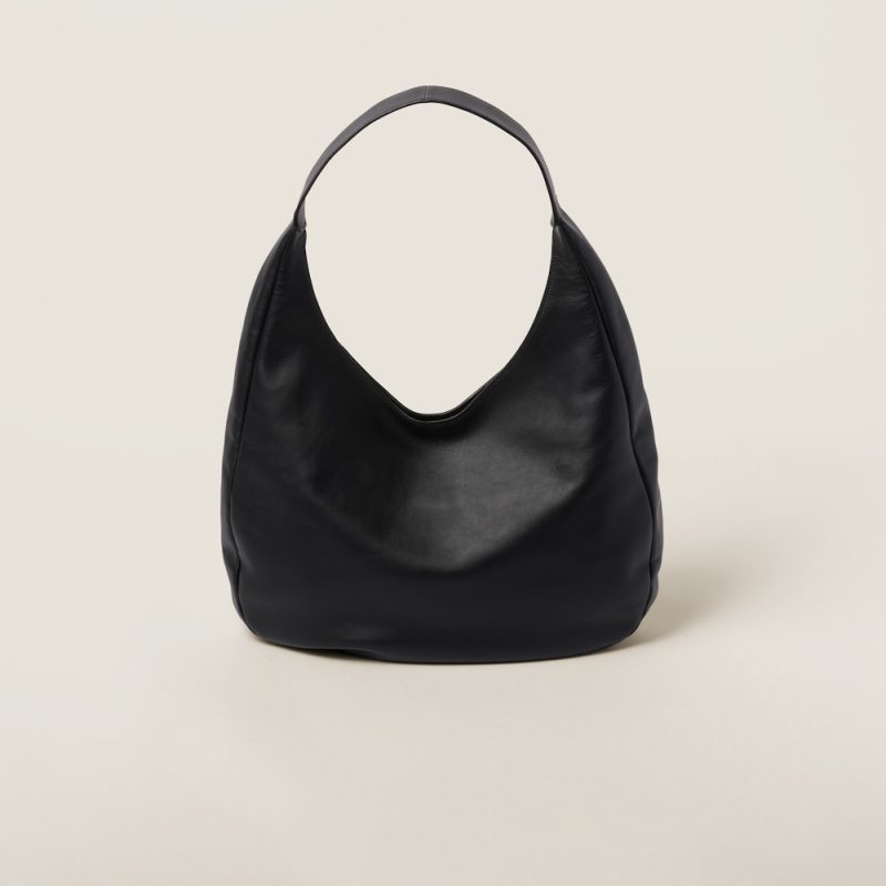 Nappa leather hobo bag - Image 4