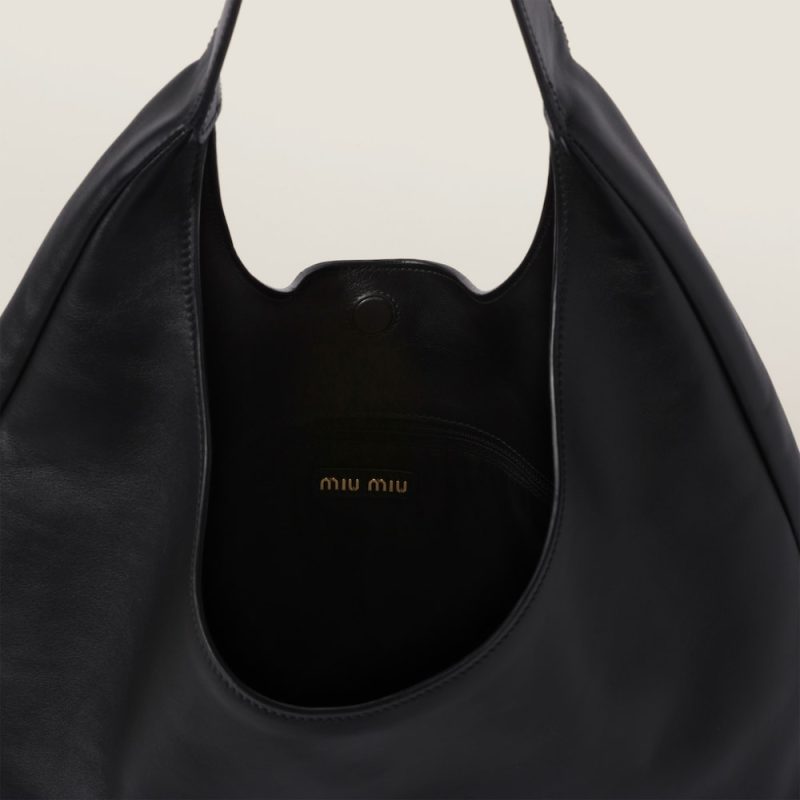 Nappa leather hobo bag - Image 6