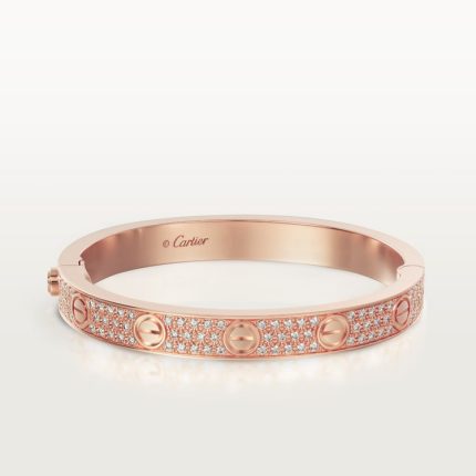 LOVE bracelet, classic model, paved