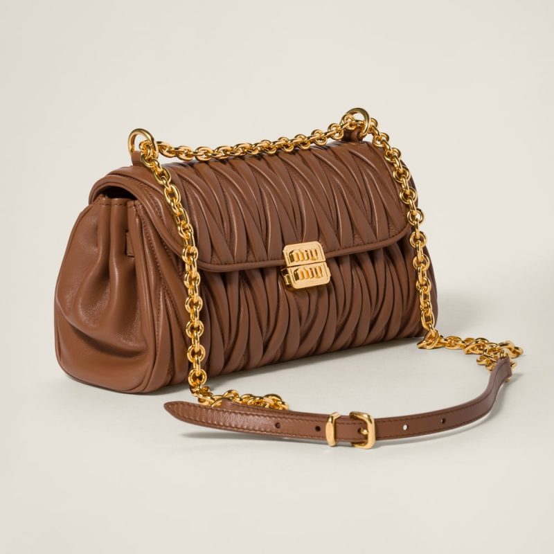 Matelassé nappa leather shoulder bag - Image 2
