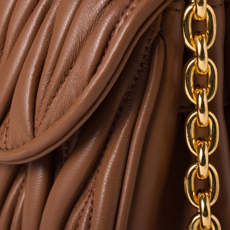 Matelassé nappa leather shoulder bag - Image 5
