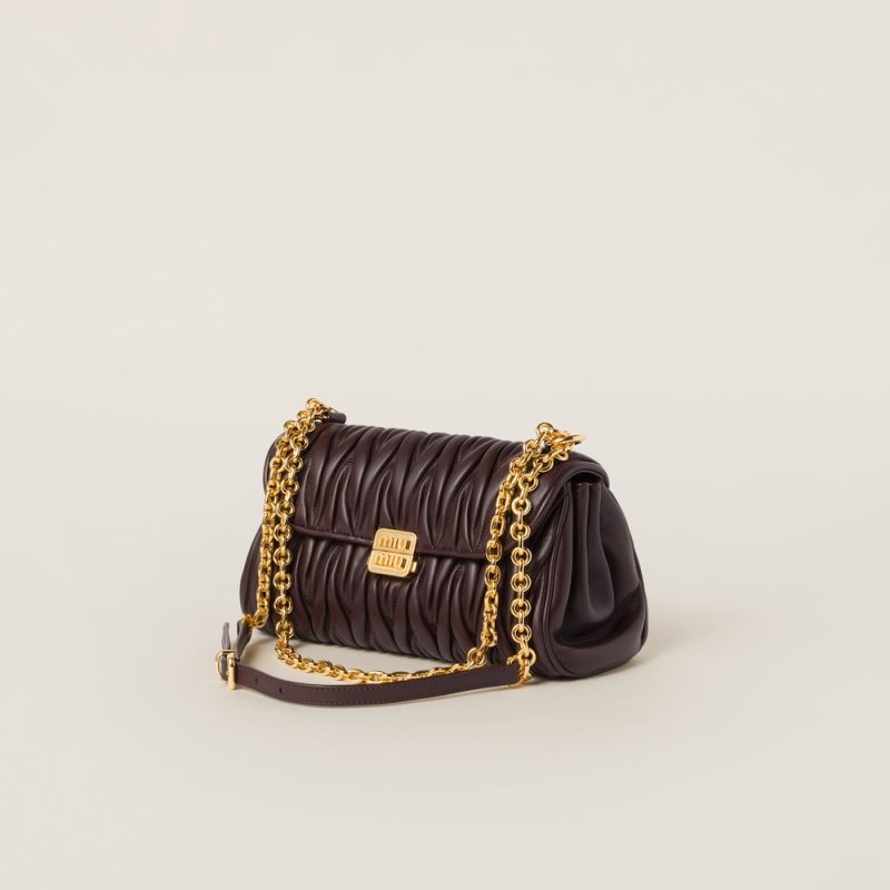 Matelassé nappa leather shoulder bag - Image 2